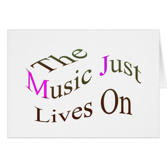 その音楽はちょうど生き続けている (正面横)