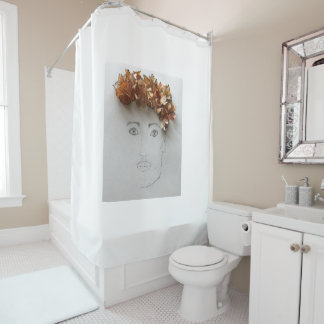 その顔シャワーカーテンについて シャワーカーテン