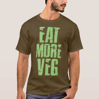 その食べ他のベグ動揺してカッコいいベジタリアン Tシャツ