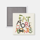 その食べ他の植物 – 健康食べの冷蔵庫 マグネット (正面/裏面)