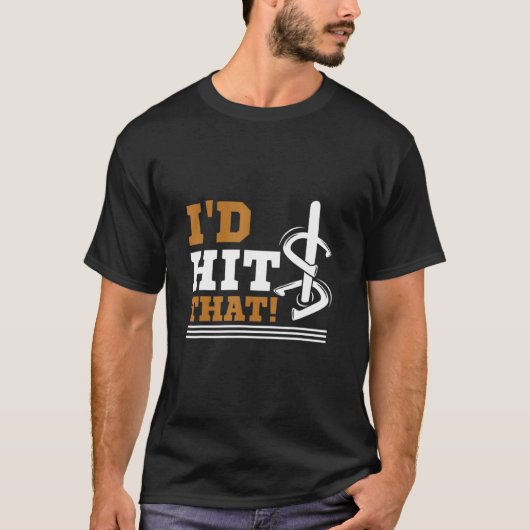 その馬蹄投げがヒットする Tシャツ (正面)