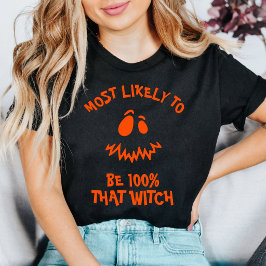 その魔女である可能性が最も高いハロウィン Tシャツ