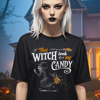 その魔女は私のキャンディの女性の闇を取った Tシャツ