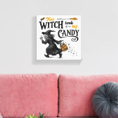 その魔女は私のキャンディを取った キャンバスプリント (インサイチュ (リビング))