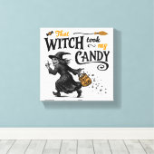 その魔女は私のキャンディを取った キャンバスプリント (インサイチュ (ウッドフロア))