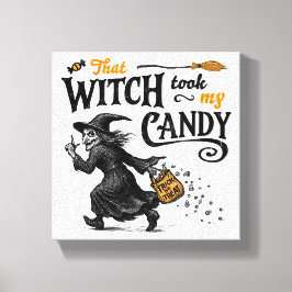 その魔女は私のキャンディを取った キャンバスプリント
