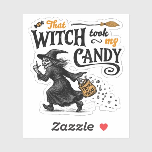 その魔女は私のキャンディを取った シール (シート)