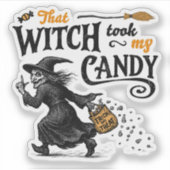 その魔女は私のキャンディを取った シール (正面)
