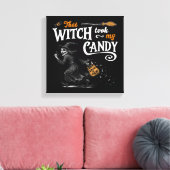 その魔女は私のキャンディを暗くしてくれた キャンバスプリント (インサイチュ (リビング))