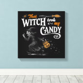 その魔女は私のキャンディを暗くしてくれた キャンバスプリント (インサイチュ (ウッドフロア))
