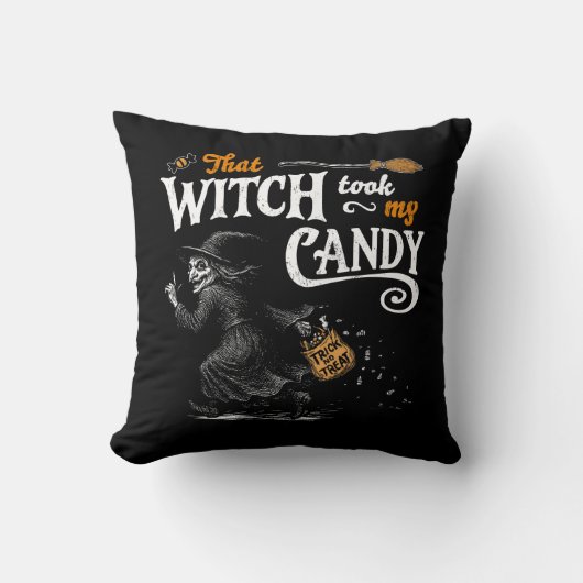 その魔女は私のキャンディを暗くしてくれた クッション (正面)