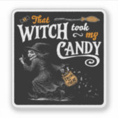 その魔女は私のキャンディを暗くしてくれた シール (正面)
