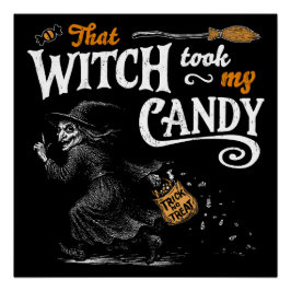 その魔女は私のキャンディを暗くしてくれた ポスター