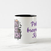 その魔女ハロウィーンパーソナライズされた100% ツートーンマグカップ (中央)