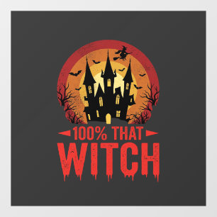 その魔女100% ハロウィン城 ウィンドウサイン