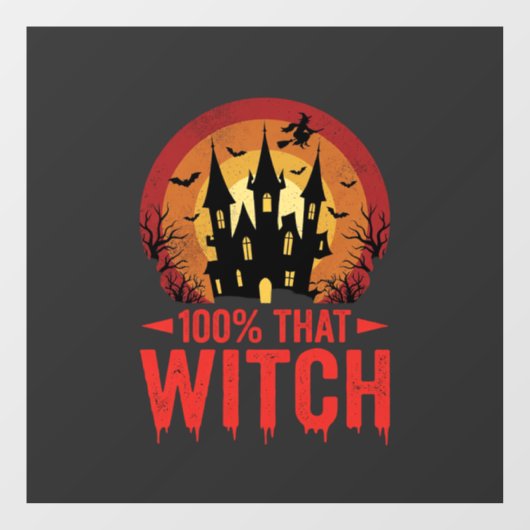 その魔女100% ハロウィン城 ウィンドウサイン (シート)