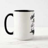 その魚はとても大きかった 面白い コーヒーマグ マグカップ (左)