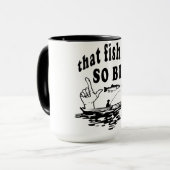 その魚はとても大きかった 面白い コーヒーマグ マグカップ (正面左)