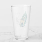 その鹿は雪の中を踊る タンブラーグラス (裏面)