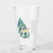 その鹿は雪の中を踊る タンブラーグラス (正面)