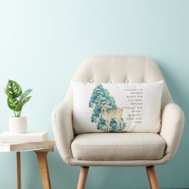 その鹿は雪の中を踊る ランバークッション