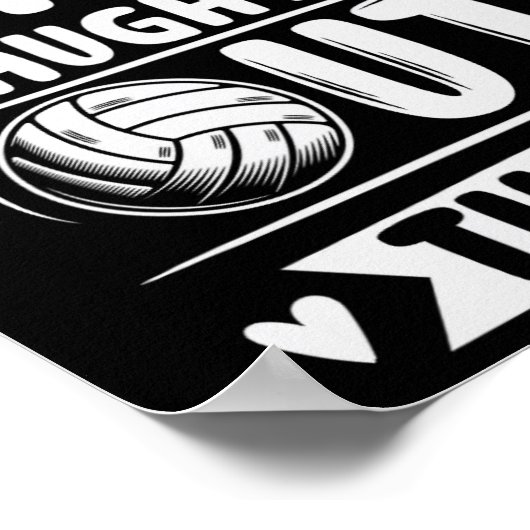 その39は私の孫娘がバレーボールのために ポスター (角)