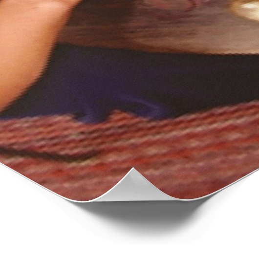 その70年代に魚の目写真を見せる ポスター (角)