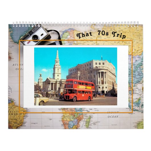 その70年代の旅行カレンダー カレンダー (カバー)