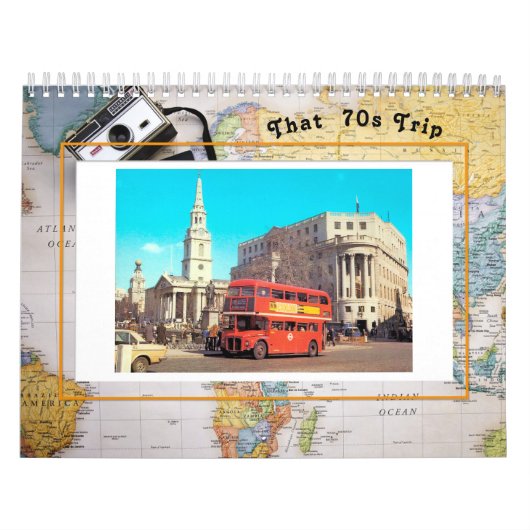 その70年代の旅行カレンダー カレンダー (カバー)