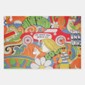 その70年代ラッピング紙 ラッピングペーパーシート (正面)