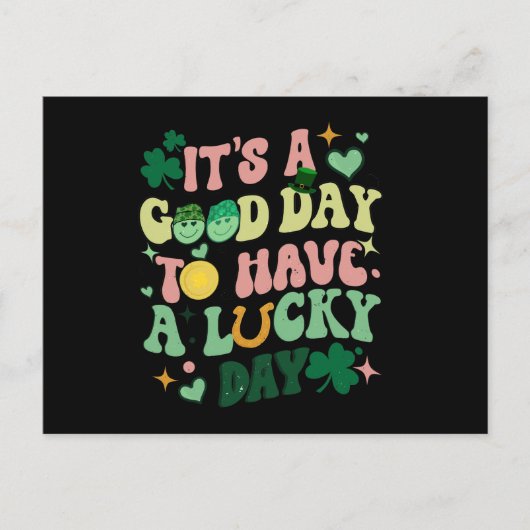その_a_good_day_to_have_a_lucky_day ポストカード (正面)