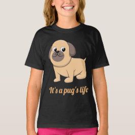 そのA pugsライフGirlsTシャツ Tシャツ