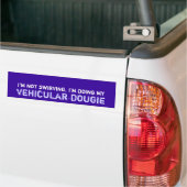 そのDougieを運転して下さい バンパーステッカー (トラック上)