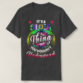 そのSHEA ThingTie染料のSHEA名 Tシャツ (デザイン正面)