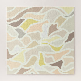 そのSoアイボリー幾何学的抽象芸術パターン ジグソーパズル