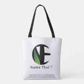 そのTのカスタムな全にプリントのトートバックを挙げて下さい トートバッグ (裏面)