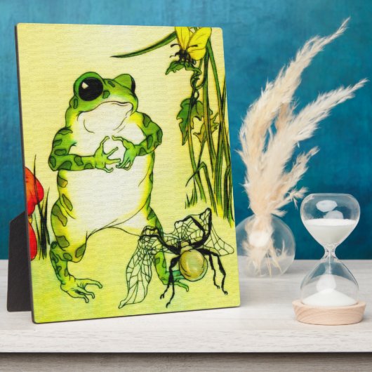 そばかすのカエル フォトプラーク (側面)