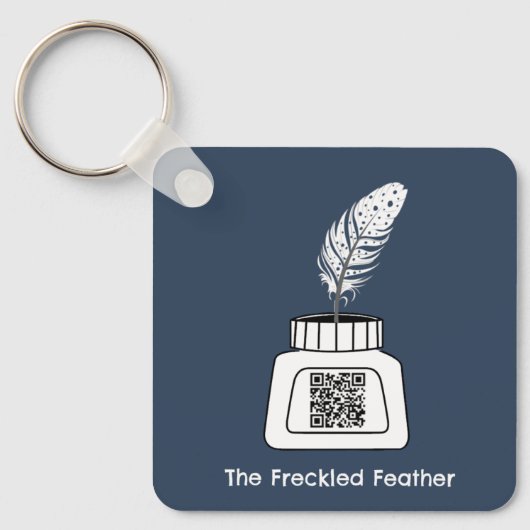そばかすの羽 キーホルダー (正面)