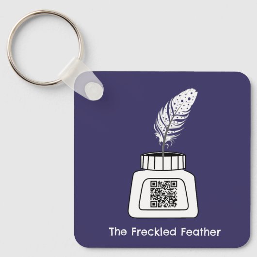 そばかすの羽 キーホルダー (正面)