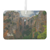 そびえ立つロンダ橋 – スペイ実在ン カーエアーフレッシュナー (裏面)