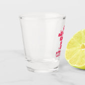 そもしれ以外は失敗し、サーカスに参加 – おもしろい引用文 ショットグラス (左)