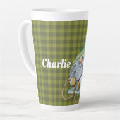 そりお洒落格言コーパーソナライズされたヒマグ カフェラテマグ (左アングル)