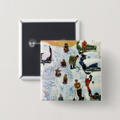 そりで掘り出す 缶バッジ (正面&裏面)