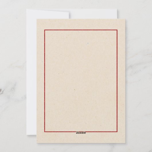 そりと緑のフォトクリスマスカード シーズンカード (裏面)