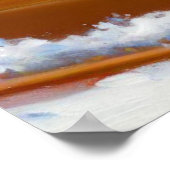 そりに乗ったリス ポスター (角)