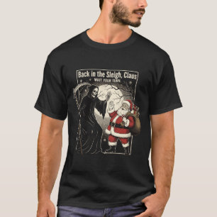 そりに戻って、クラウス。順番を待って Tシャツ