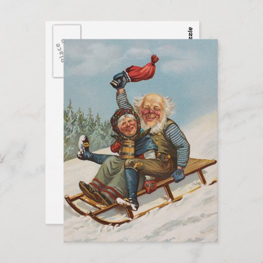 そりのカラフルヴィンテージ格言 ポストカード (正面/裏面)