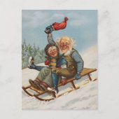 そりのカラフルヴィンテージ格言 ポストカード (正面)