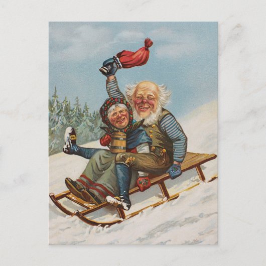 そりのカラフルヴィンテージ格言 ポストカード (正面)