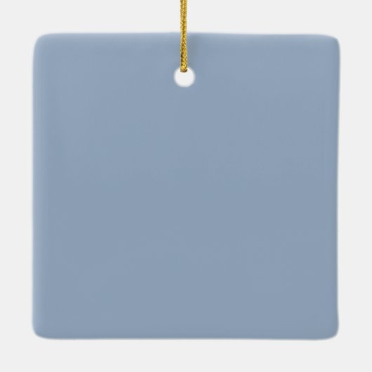 そりのクリスマスオーナメントのクリスマスウェスティズ セラミックオーナメント (裏面)